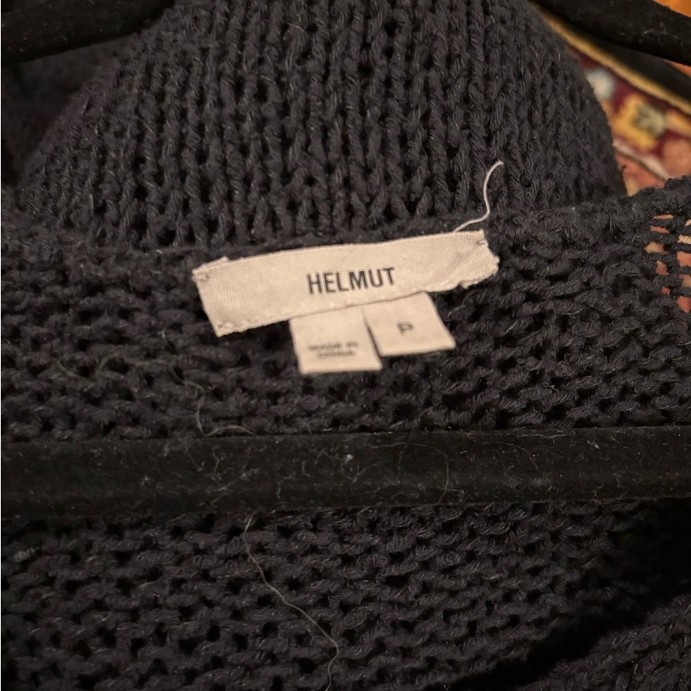 Helmut Navy Knit Sweater - Picture 2 of 3